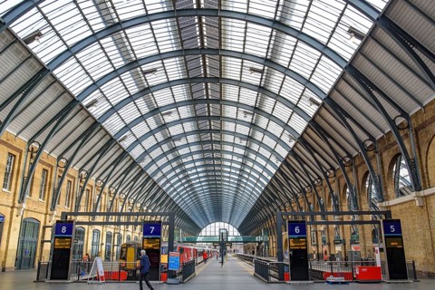 King's Cross railway station in London, United Kingdom, Europe