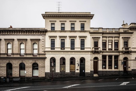 BALLARAT, AUSTRALIA, April 8 2023: The iconic architecture of the country Victorian town of