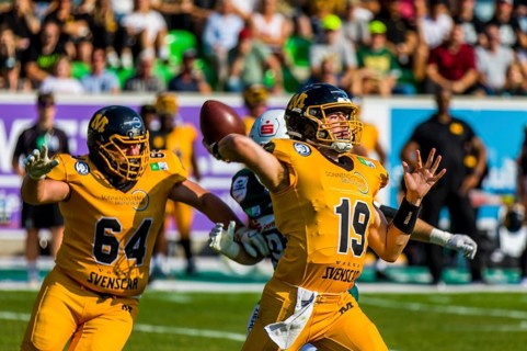 German Football League, Game: Schwäbisch Hall Unicorns, Munich Cowboys in the Optima Sportpark in