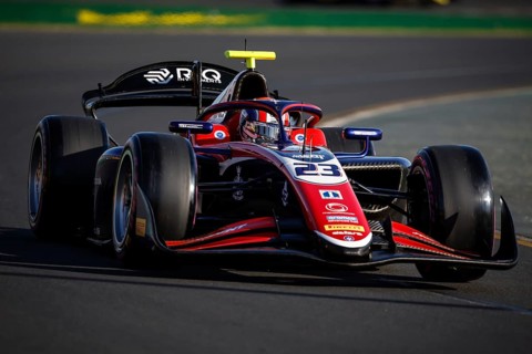 MELBOURNE, AUSTRALIA, MARCH 22: Roman Stanek of Czech Republic and Trident during qualifying at the