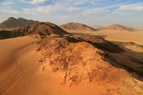 Namibia from above Aerial view of the Namib Naukluft National Park