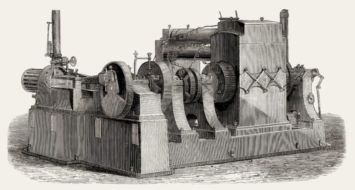 Generator by Thomas Alva Edison, 1847-1931, an American inventor and businessman