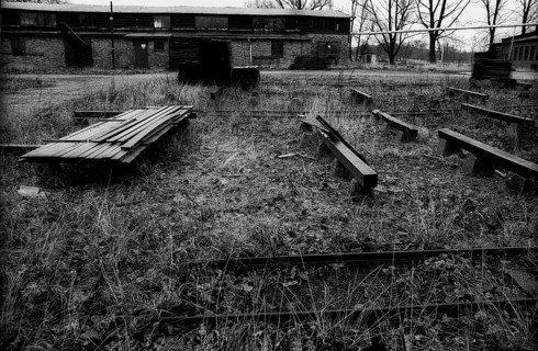 Germany, Sternberg, 12.01.1992, almost disused timber factory, Sternberg / Mecklenburg, Europe