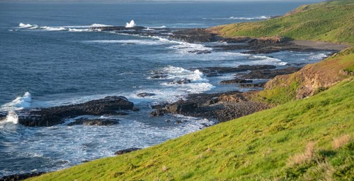 Phillip Island coastline at sunset, Australia, Oceania