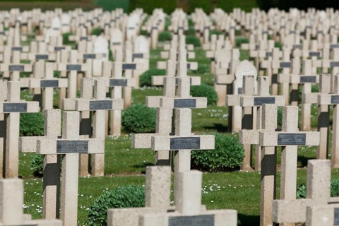 Cemetery of Vauxbuin, Picardy, France, Europe