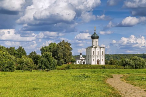 The Church of the Intercession of the Holy Virgin on the Nerl River is an Orthodox church and a