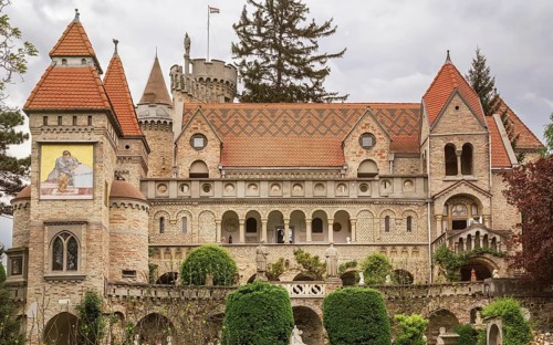 One of Hungarian Castles in the City of Szekesfehervar Szekesfehervar, Hungary, Europe