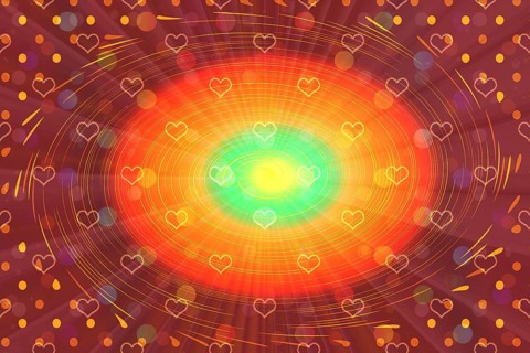Valentine's Day template with heartsfor banners, inviations, advertisements, cards