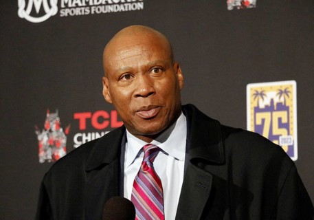 Byron Scott at Kobe Bryant hand and footprint ceremony held at the TCL Chinese Theater in
