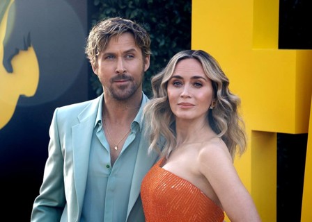 Ryan Gosling and Emily Blunt at the Los Angeles premiere of 'The Fall Guy' held at the Dolby