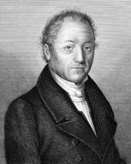 Johann Adam von Itzstein (1775-1855) on engraving from 1859. German politician. Engraved by unknown