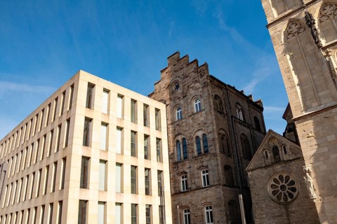 Anlage on the Church of Our Dear Lady and diocesan library of Münster, in North Rhine Westphalia