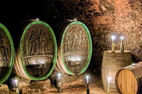 Rüdesheim, historic wine cellar