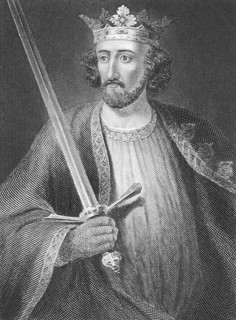 Edward I (1239-1307) on engraving from the 1800s. King of England during 1272-1307. Published in