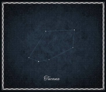 Tucana star constellation, Night sky, Cluster of stars, Deep space, Toucan constellation