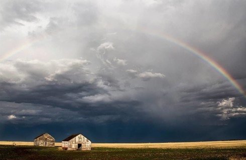 Prairie Storm Clouds Canada Saskatchewan Summer Warnings