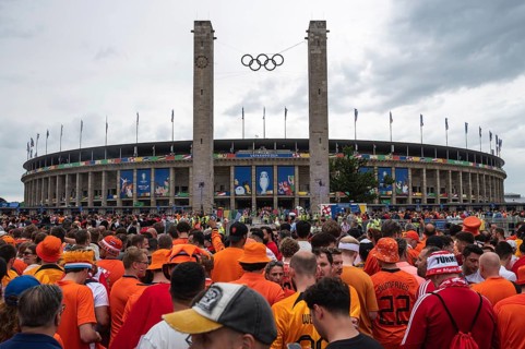BERLIN, GERMANY - JULY 6, 2024: Euro 2024 quarterfinal match Nederlands vs Turkey (Turkiye) 2:1.
