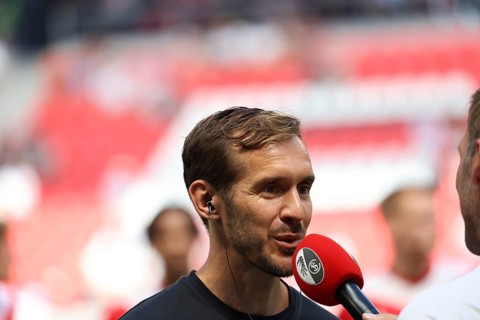 Coach Julian Schuster (SC Freiburg) at the football test match: SC Freiburg, AC Florence