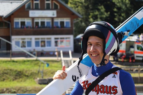 Simon Ammann (Switzerland /SUI) at the FIS Cup Summer Ski Jumping Hinterzarten 2024