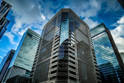 Otemachi office district. Shooting Location: Chiyoda ward, Tokyo
