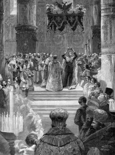 Formal coronation as Tsar, 1896, Nicholas II, or Nikolay Alexandrovich Romanov, 1868 - 1918,