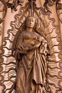 Marienleuchter, west side, St., Sankt, Saint