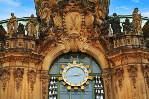 Dresden Zwinger in Saxony of Germany