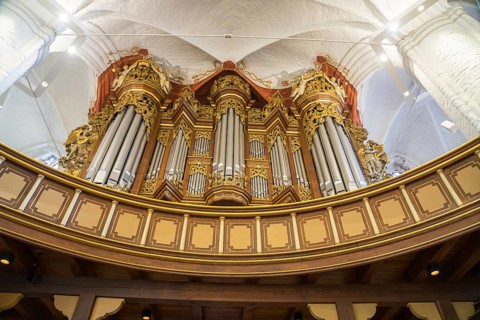 Erasmus Bielfeldt Organ, St Wilhadi-Church, Stade, Lower Saxony, Germany, Europe