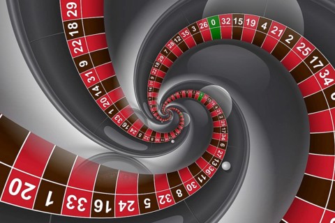 Roulette background illustration. Concept for casino, entertainment, fortune