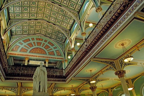 Statue of Prince Albert in Bhau Daji Lad Museum, Byculla, Bombay, Mumbai, Maharashtra, India, Asia