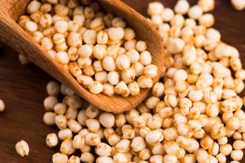 Quinoa popping