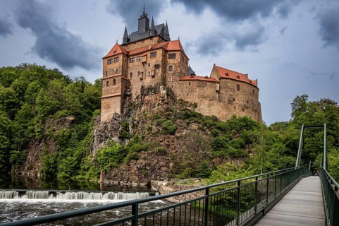 View of Kriebstein Castle