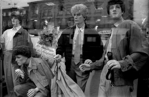 Germany, Eberswalde, 25 March 1992, Mannequins in Eberswalde, Europe