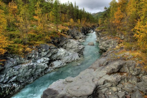 Landscape at Vistalen in Norway Landscape at Vistalen in Norway