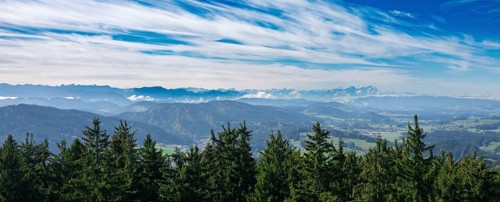 Alpine view from the Allgäu