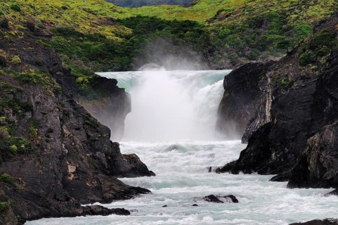 Salto Grande, Torres del Paine near Puerto Natales, Región de Magallanes y de la Antártica Chilena,