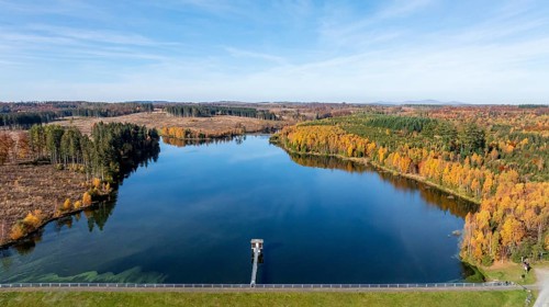 Aerial photograph Kiliansteich Harzgerode Selketal