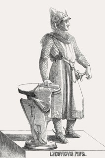 Louis the Pious, Louis le Pieux, 778-840, also called the Fair, and the Debonaire, son of