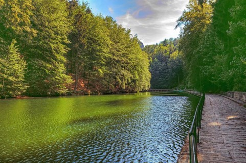 Apple Lake Saxon Switzerland National Park