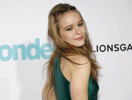 Izabela Vidovic at the Los Angeles premiere of 'Wonder' held at the Regency Village Theatre in