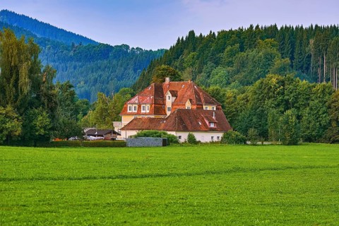 Setlement in Germany, Bolsternang, Isny im Allgau Bolsternang, Germany, Europe