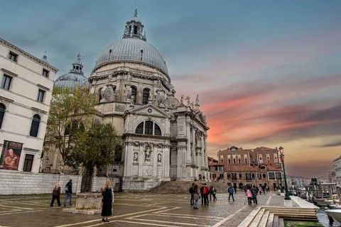 Church Santa Maria della Salute, Venice, Italy, Europe