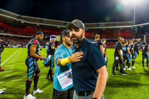 European League of Football, ELF/ Game: Stuttgart Surge at Munich Ravens on 22. June. 2024, in the