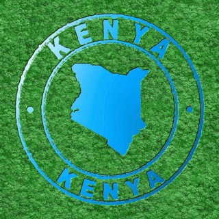 Map of Kenya, Forest with Water Map, CO2 Reduction