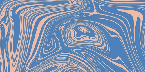 Royal Blue and Peach, trendy blue and red colors background