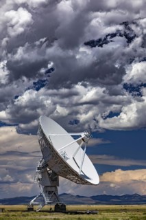 The VLA, very Large Array, Radio Telescope in Socorro, New Mexico