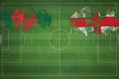 Bangladesh vs Georgia Soccer Match, national colors, national flags, soccer field, football game,