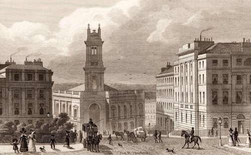 St Stephen's Church, St Vincent Street, Edinburgh, Scotland, 19th century, from Modern Athens by Th