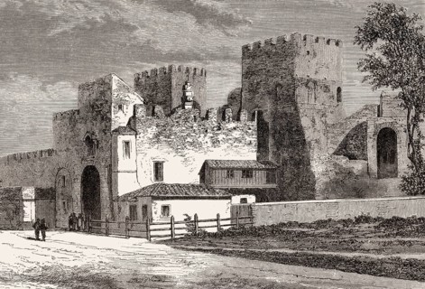 The Porta San Paolo, San Paolo Gate, Rome, Italy, 19th Century, Europe