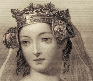 Philippa of Hainault, 1310 or 1315 – 1369, Queen of England as the wife of King Edward III